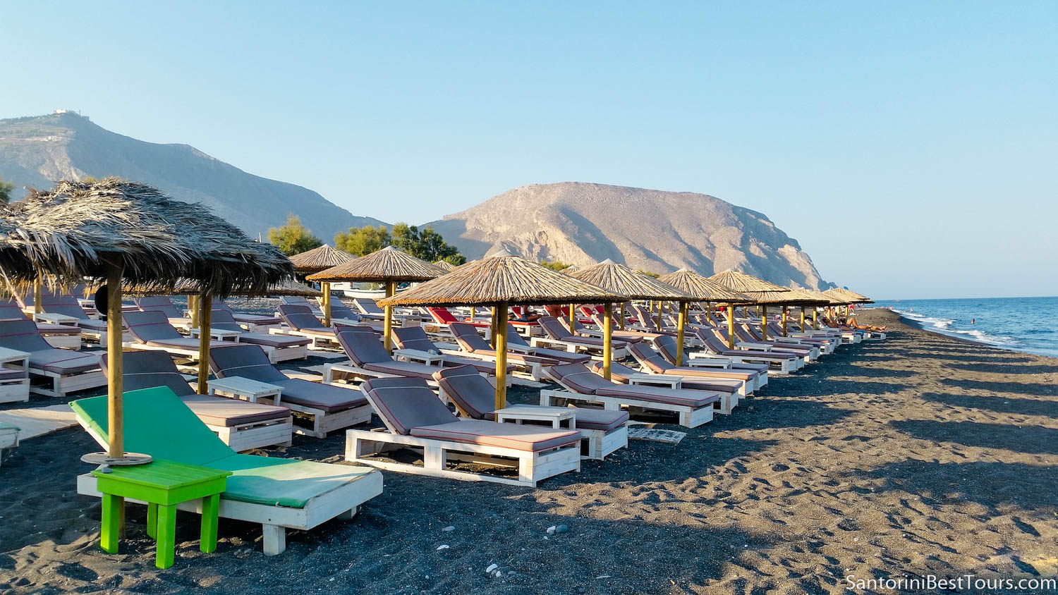 Perivolos beach Santorini