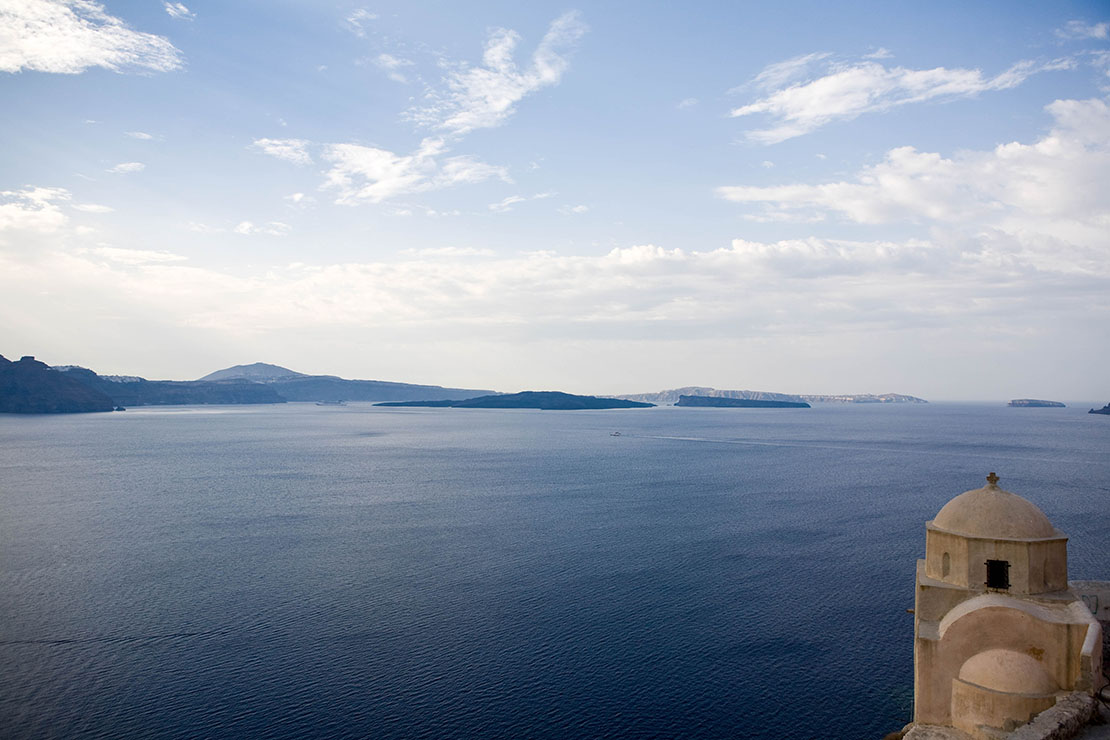 Caldera view from Oia village, Greece