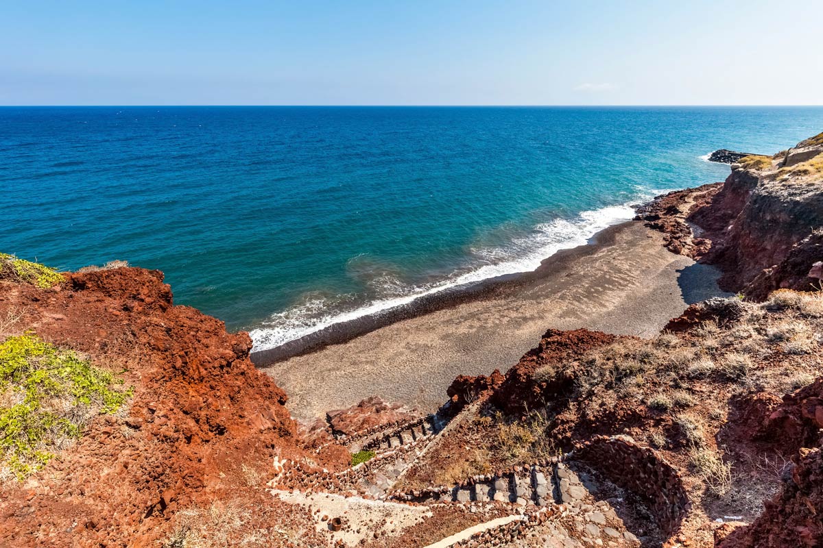 Santorini Red Beach