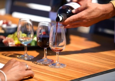 Tasting Santorinian Red Wine