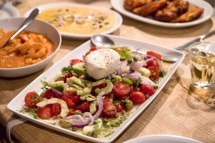 Greek Salad Santorini Food Tour