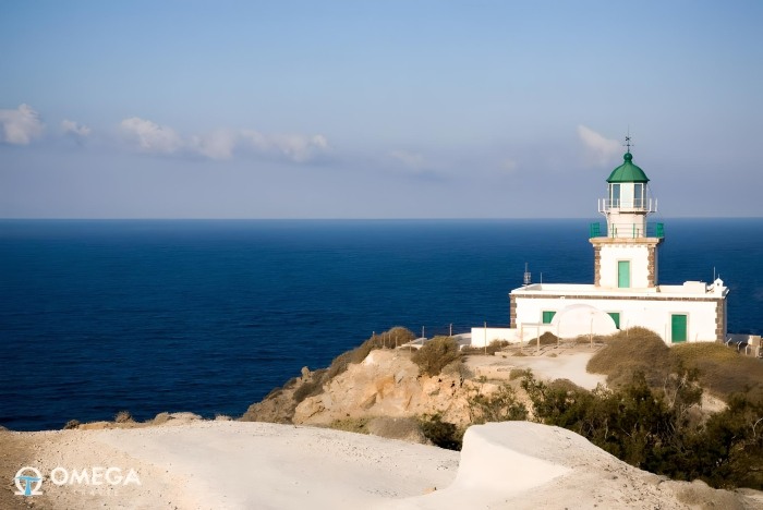 Lighthouse Faros Santorini Greece