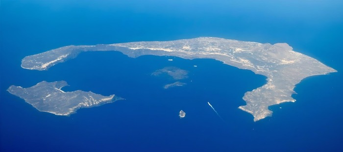 Santorini Aerial View