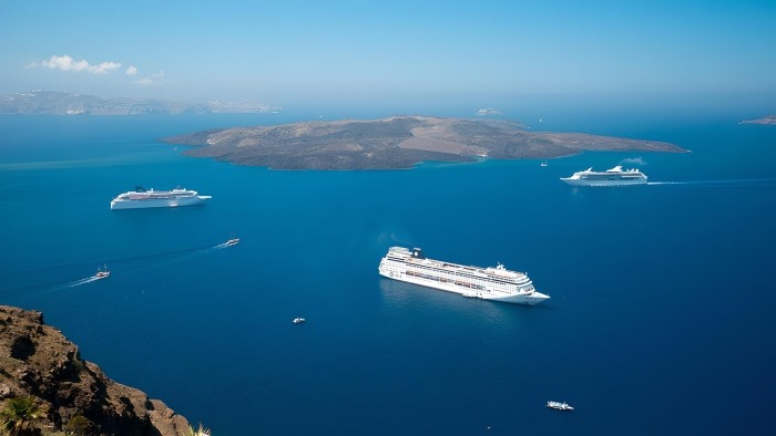 Santorini Caldera Firostefani