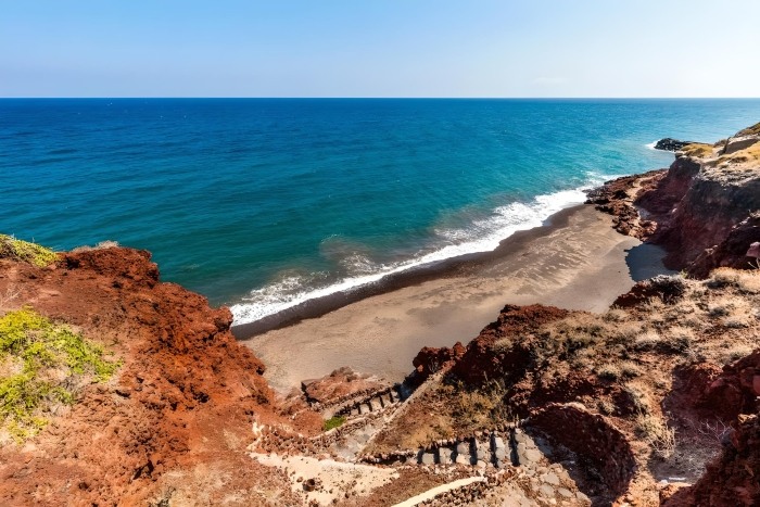 Santorini Red Beach
