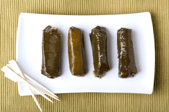 Staffed Grape Leaves