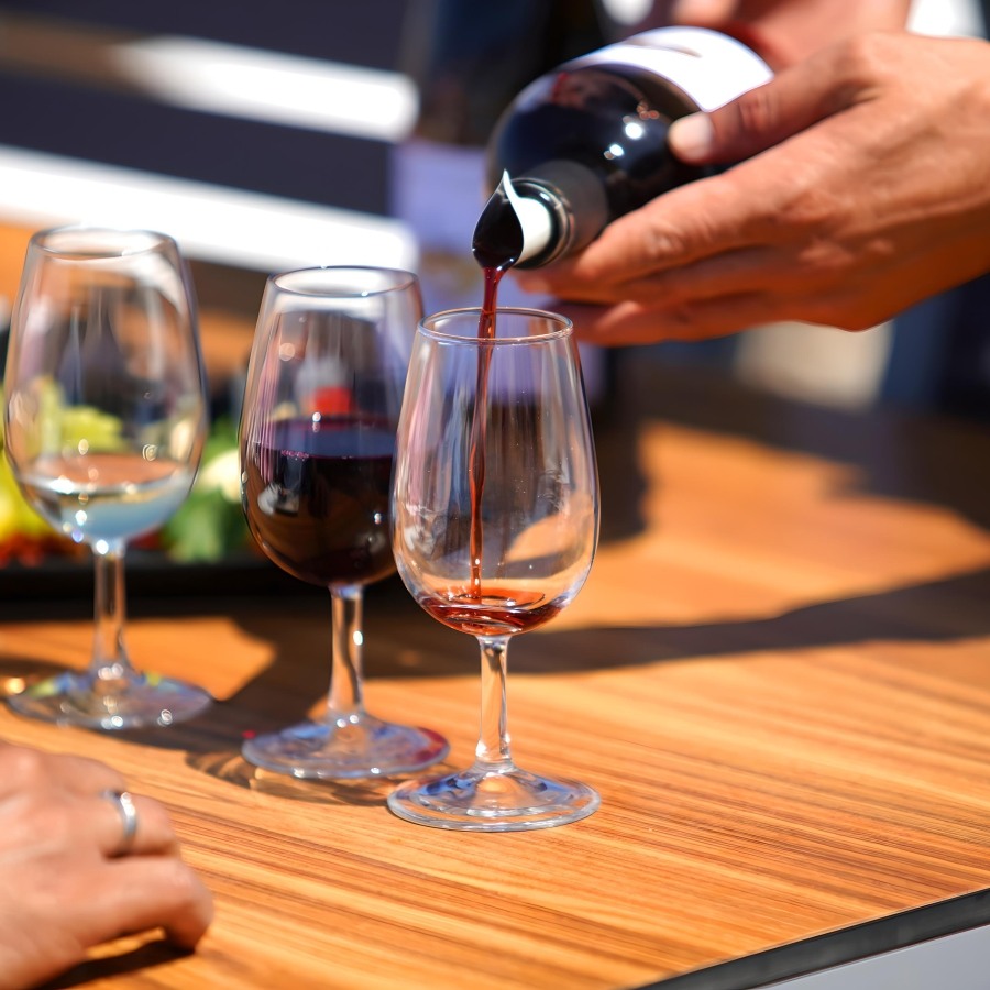 Tasting Santorinian Red Wine