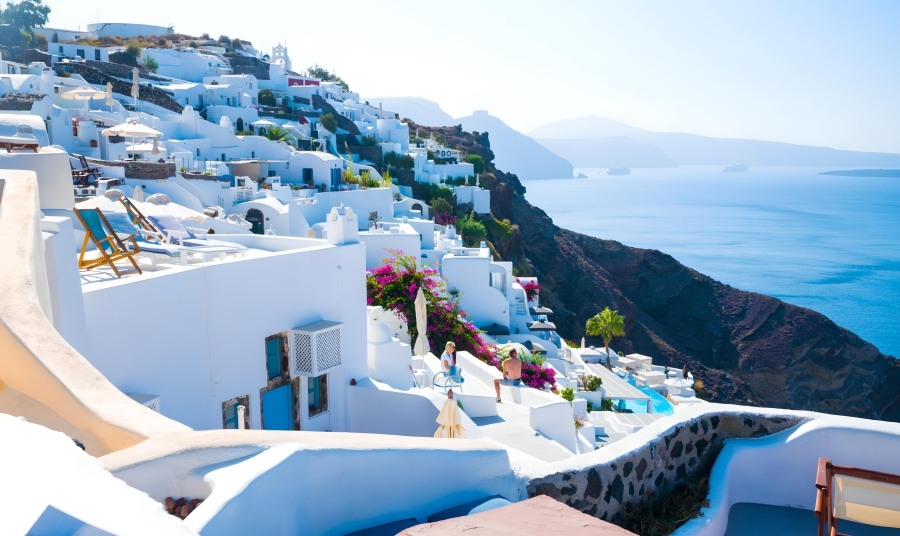 Amazing Caldera View During Private Tour