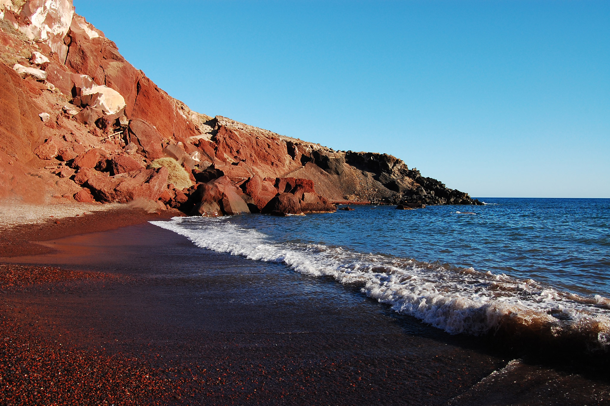 red beach santorini greece